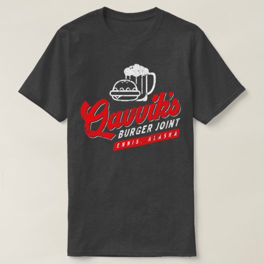 Qavviks Burger Joint TShirt (Design voorkant)