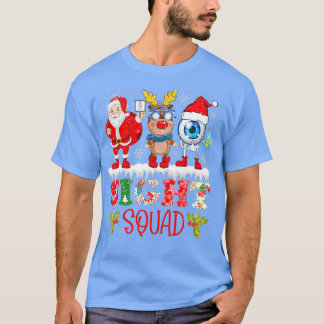 QbBX Santa Sight Squad kerstfeestdagen Optometrist T-shirt