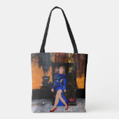 Qc Lady LeeMariie's creatieve ontwerpen Tote Bag (Achterkant)