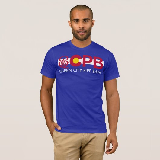 QCPB Colorado Pride W/text T-Shirt (Voorkant volledig)