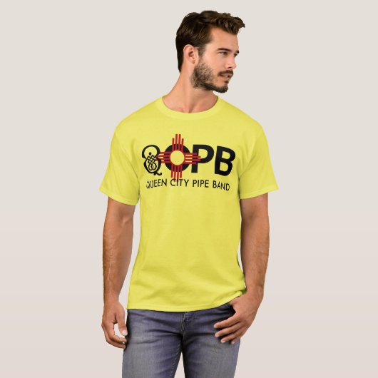 QCPB New Mexico Pride W/text T-Shirt (Voorkant volledig)