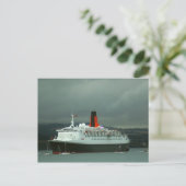 QE2 bij South Queensferry Briefkaart (Staand voorkant)
