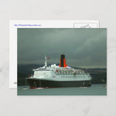 QE2 bij South Queensferry Briefkaart (Voorkant / Achterkant)
