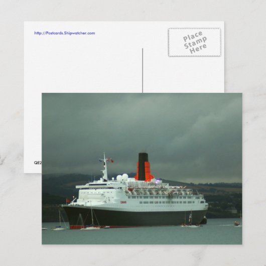 QE2 bij South Queensferry Briefkaart (Voorkant / Achterkant)