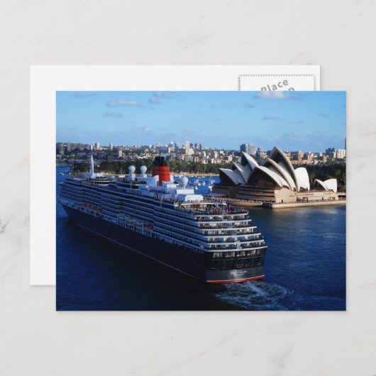 QE2 in Australië Briefkaart (Voorkant / Achterkant)