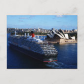 QE2 in Australië Briefkaart (Voorkant)