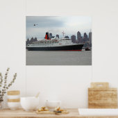 QE2 passeren Midtown Poster (Keuken)
