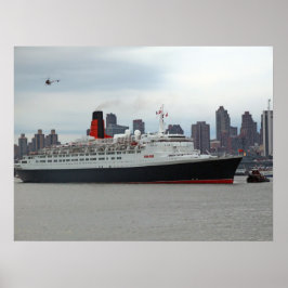 QE2 passeren Midtown Poster