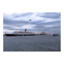 QE2 & QM2 bij NYC