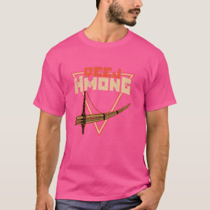 Qeej muziekinstrument etnische groep pijp Hmong lu T-shirt