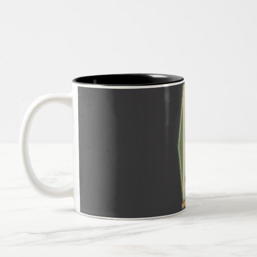Q'enco � Cusco, Peru Tweekleurige Koffiemok (Links)