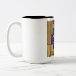 Q'enti - koffiemok tweekleurige koffiemok