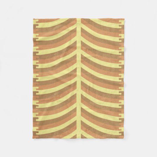 Qet Ribcage Blanket Fleece Deken (Voorkant)