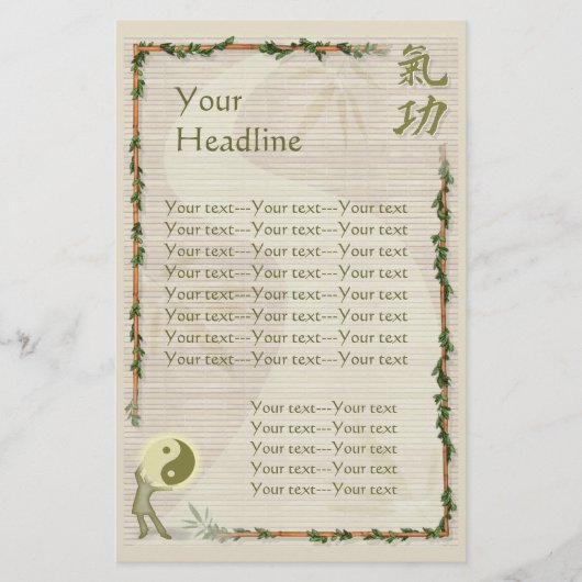 Qi Gong Flyer (Voorkant)