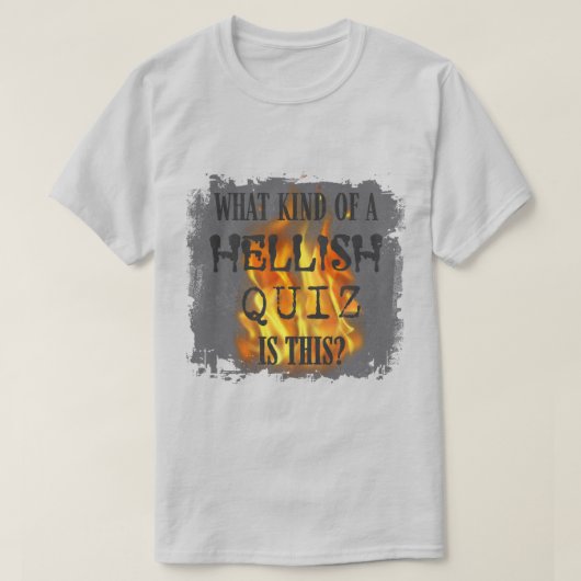 QI Helachtige Quiz T-shirt (Design voorkant)