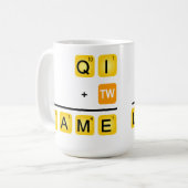QI is LAME! Koffiemok (Voorkant links)