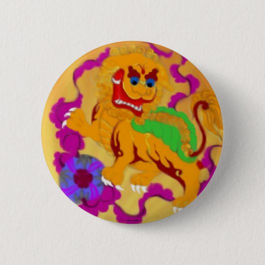 Qi Lin Button (Voorkant)