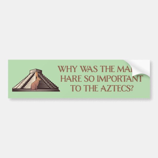 QI March Hare Bumpersticker (Voorkant)