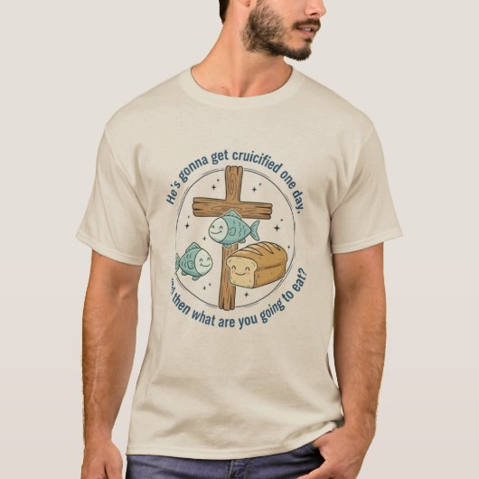 QI Wat ga je eten Shirt (Voorkant)