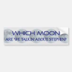 QI Welke Maan Bumpersticker