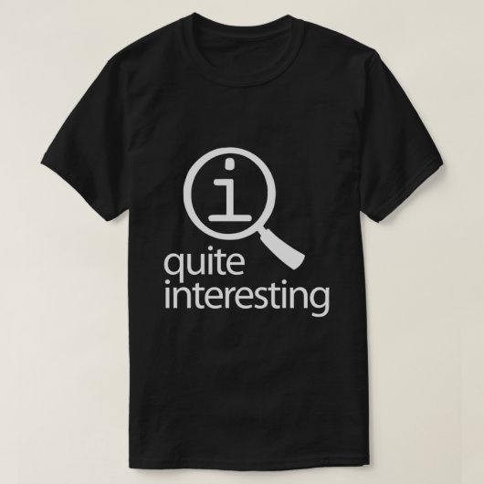 QI zeer interessante klassieke T-shirt (Design voorkant)