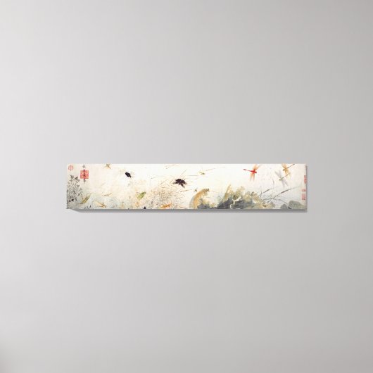 Qian Xuan - Vroege herfst kopie Canvas Afdruk (Voorkant)