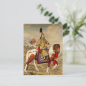 Qianlong Keizer's Grand Review Fine Art Briefkaart (Staand voorkant)