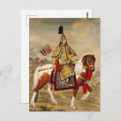 Qianlong Keizer's Grand Review Fine Art Briefkaart (Voorkant / Achterkant)