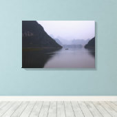 Qiao Miao Lake 23x15 inch Canvas Afdruk (Insitu (Houten vloer))