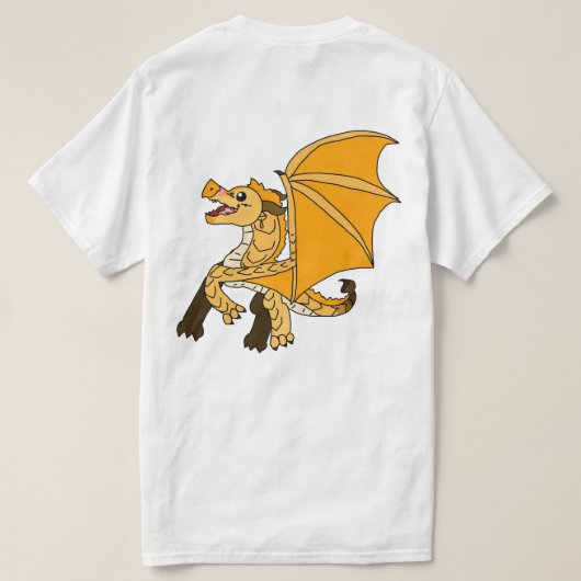 Qibli Wings of Fire T-shirt (Design achterkant)
