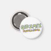 QidzMix Logo Magneet (Voorkant / Achterkant)
