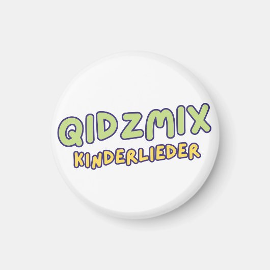 QidzMix Logo Magneet (Voorkant)