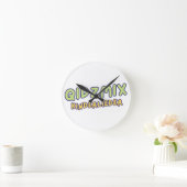 QidzMix Logo Ronde Klok (Huis)