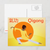 Qigong briefkaart (Voorkant / Achterkant)