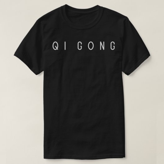 Qigong Calligraphy Design for Qi Gong Beginners of T-shirt (Design voorkant)