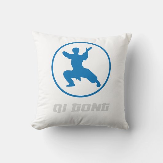 Qigong Martial Arts Design Kussen (Voorkant)