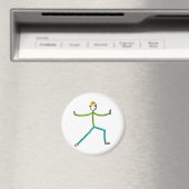 Qigong Stickman Magneet (Insitu (Vaatwasser))