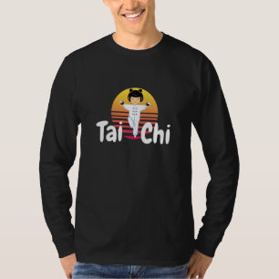 Qigong Tai Chi voor mannen vrouwen en kinderen op T-shirt