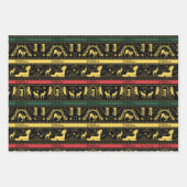 Qilin Gelaagde Patroon Inpakpapier Vel (Voorkant 2)