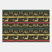 Qilin Gelaagde Patroon Inpakpapier Vel (Voorkant)