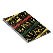 Qilin Gelaagde Patroon Notitieboek (Rechterzijde)