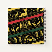 Qilin Gelaagde Patroon Notitieboek (Achterkant)