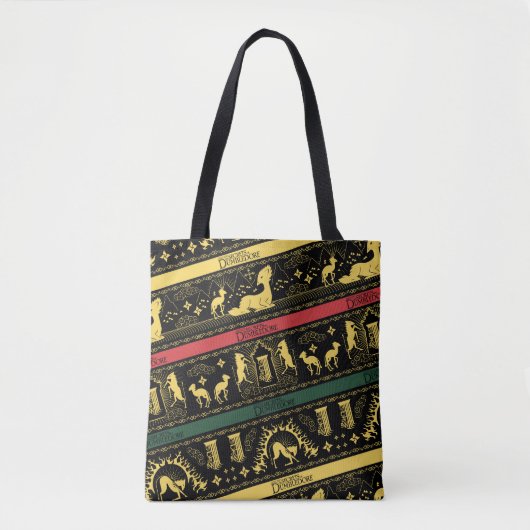 Qilin Gelaagde Patroon Tote Bag (Voorkant)