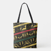 Qilin Gelaagde Patroon Tote Bag (Achterkant)