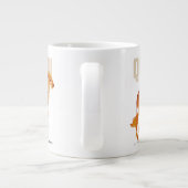 Qilin Grafisch Grote Koffiekop (Achterkant)