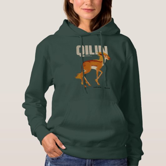 Qilin  Grafisch Hoodie (Voorkant)