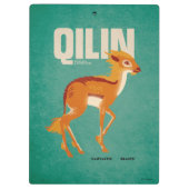 Qilin  Grafisch Klembord (Achterkant)