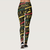 Qilin Layered Pattern Leggings (Achterkant)