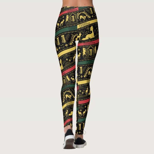 Qilin Layered Pattern Leggings (Achterkant)