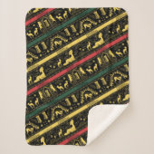 Qilin Layered Pattern Sherpa Deken (Voorkant)